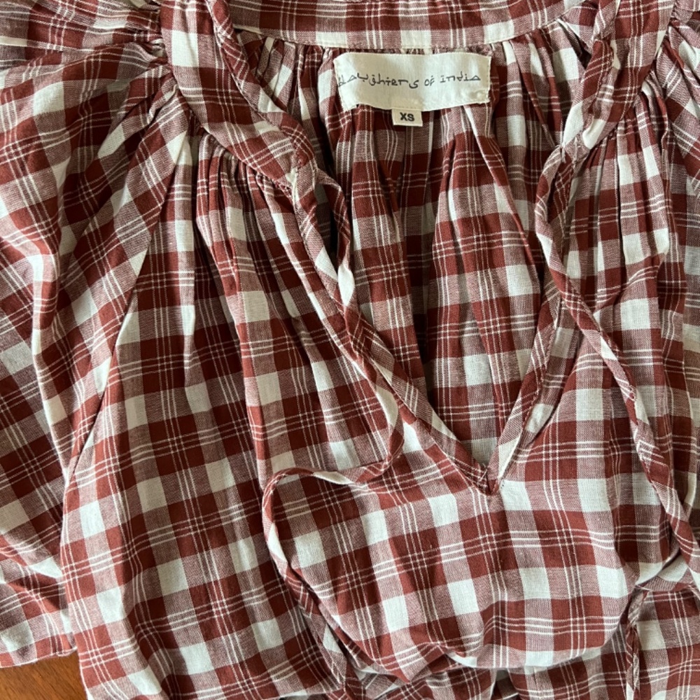 Daughters of India Poet Maxi in Red Clay - XS - Picture 5 of 7